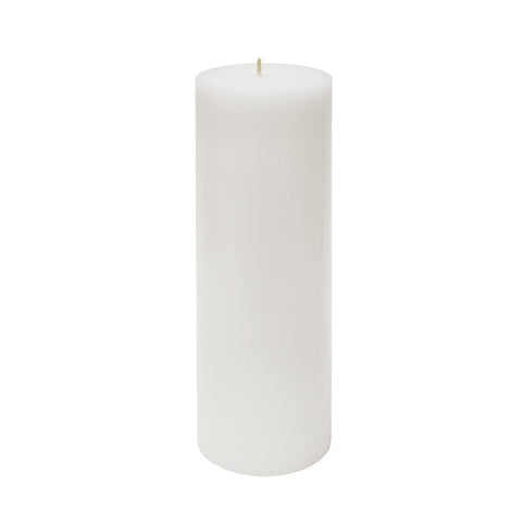 Unscented White 3x9 Pillar Candle