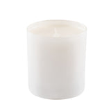 White Outside Painted Tumbler Glass Candle
