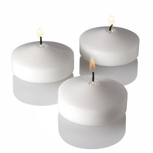 White Unscented 3 Inch Floating Candle