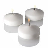 96 White Unscented 3 Inch Floating Candles