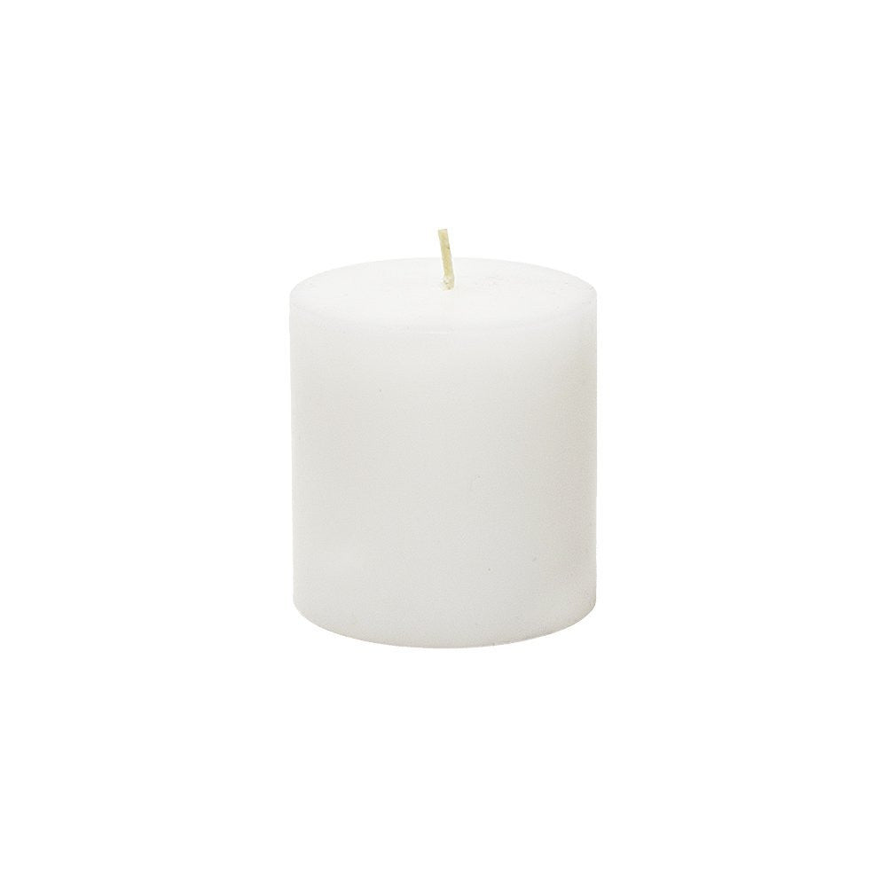 Unscented White 3x3 Pillar Candle