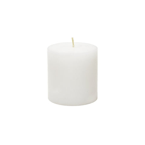 Unscented White 3x3 Pillar Candle