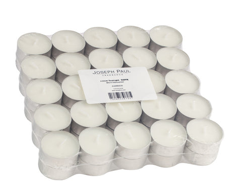 White Unscented Tealight Candles